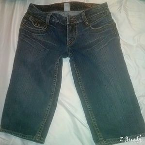 Silver Bermuda shorts